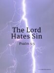 Lord Hates Sin