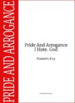 Pride And Arrogance
