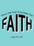 Increase Your Faith