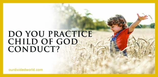 Child Of God Conduct Banner