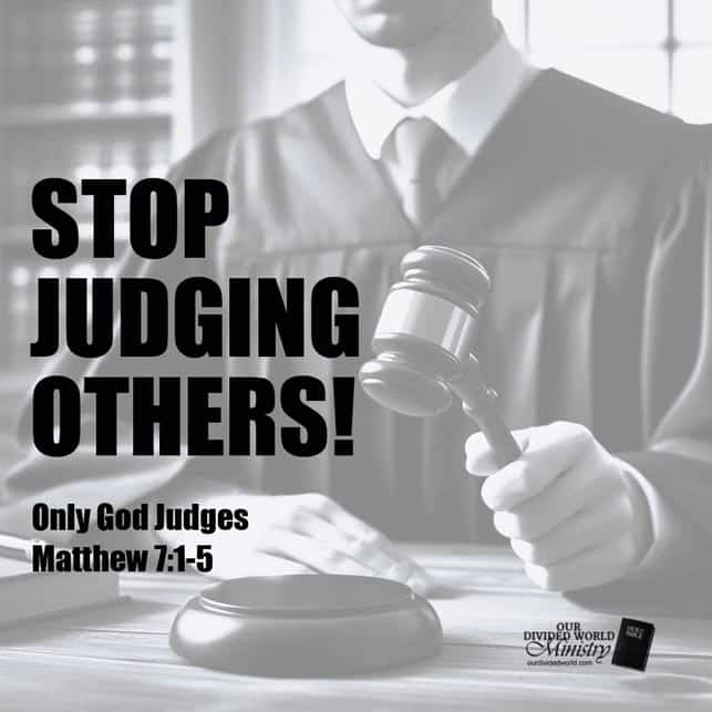 Our Divine Designs 26 Stop Judging Others